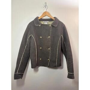 Columbia Vertex Brown Sherpa Pea Coat Style Size Large